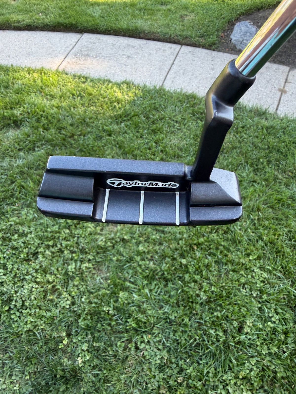 TaylorMade White Smoke IN12 Black Putter Lefty 35" +HC NICE — photo 4