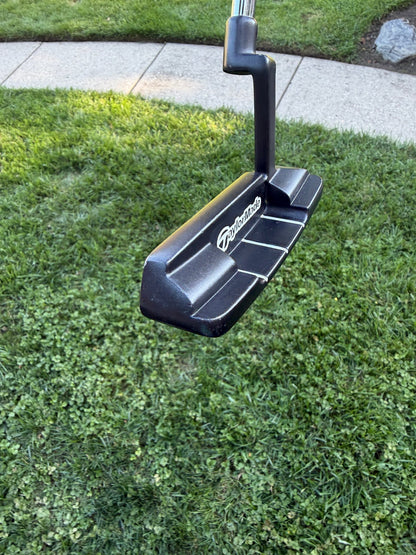 TaylorMade White Smoke IN12 Black Putter Lefty 35" +HC NICE — photo 6
