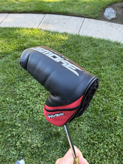 TaylorMade White Smoke IN12 Black Putter Lefty 35" +HC NICE — photo 10