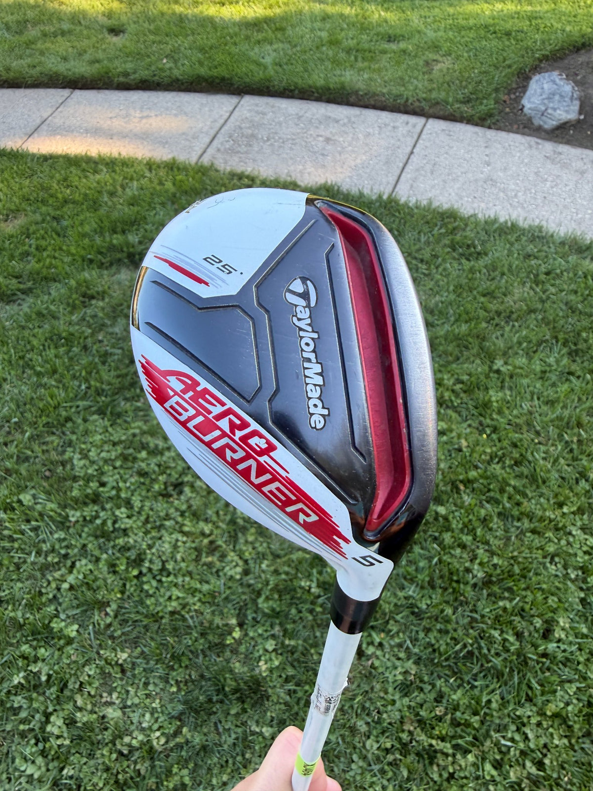 TaylorMade AeroBurner 5 Hybrid 25° Matrix Speed Rul-Z Senior Flex 39.5" +HC