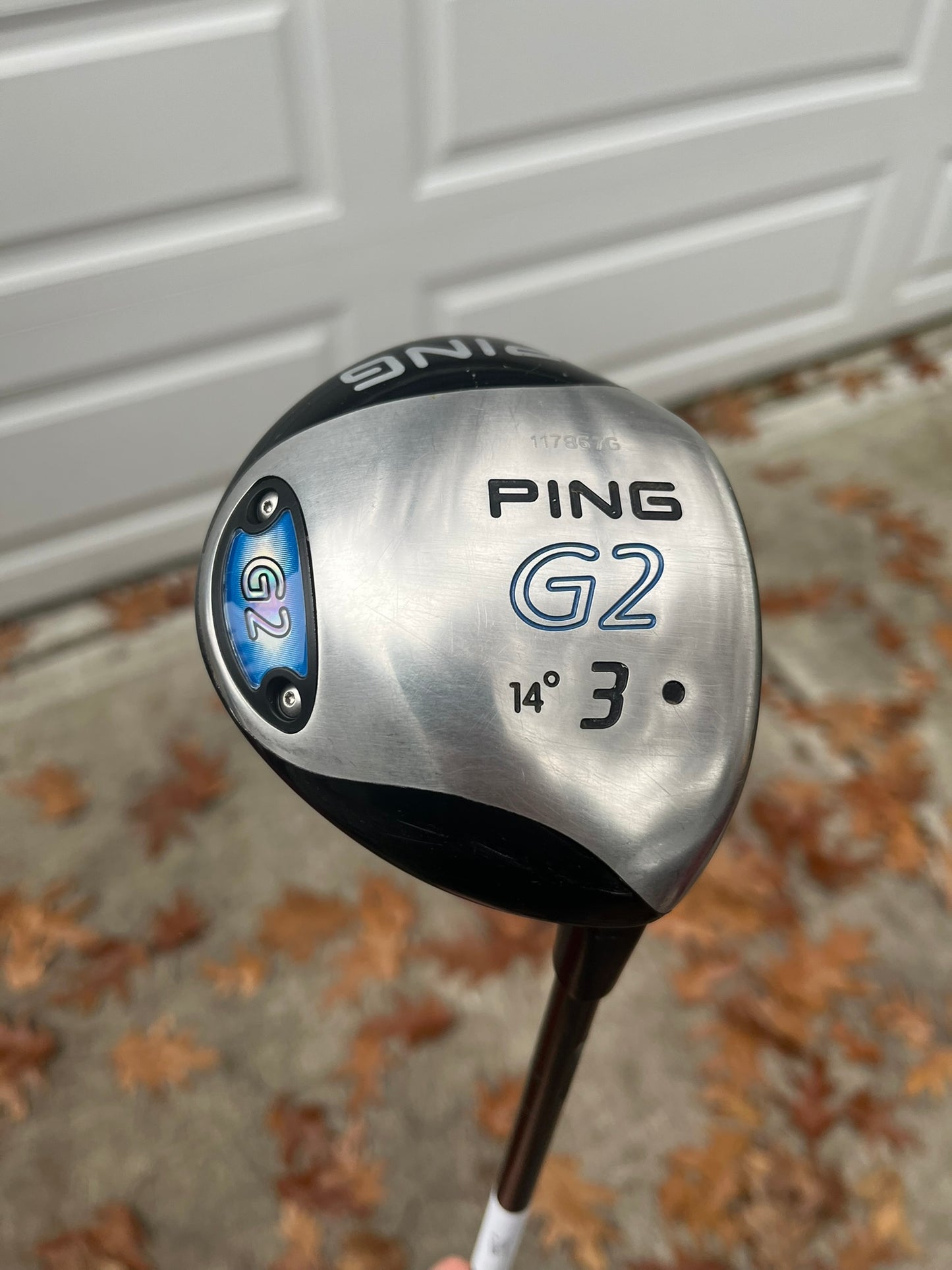 Ping G2 3-Wood 14° Black Dot TFC 100 Stiff Flex 43.25″ +HC NICE