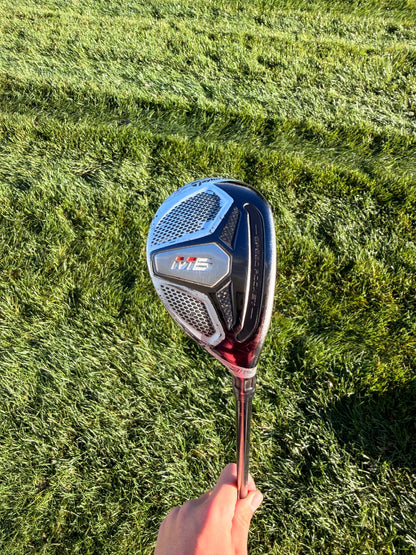 TaylorMade M6 3 Hybrid 19° Atmos Red 70g Stiff Flex 40.75"