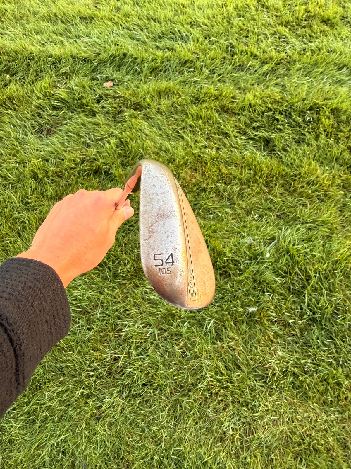Titleist Vokey SM10 Raw Sand Wedge 54°/10 AMT Tour White Stiff Flex 35.25" NICE — photo 4