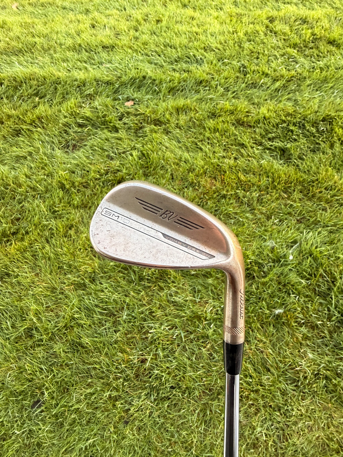 Titleist Vokey SM10 Raw Gap Wedge 50° / 12 AMT Tour White Stiff Flex 35.5" NICE