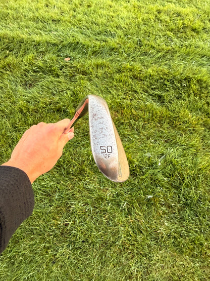 Titleist Vokey SM10 Raw Gap Wedge 50° / 12 AMT Tour White Stiff Flex 35.5" NICE — photo 4