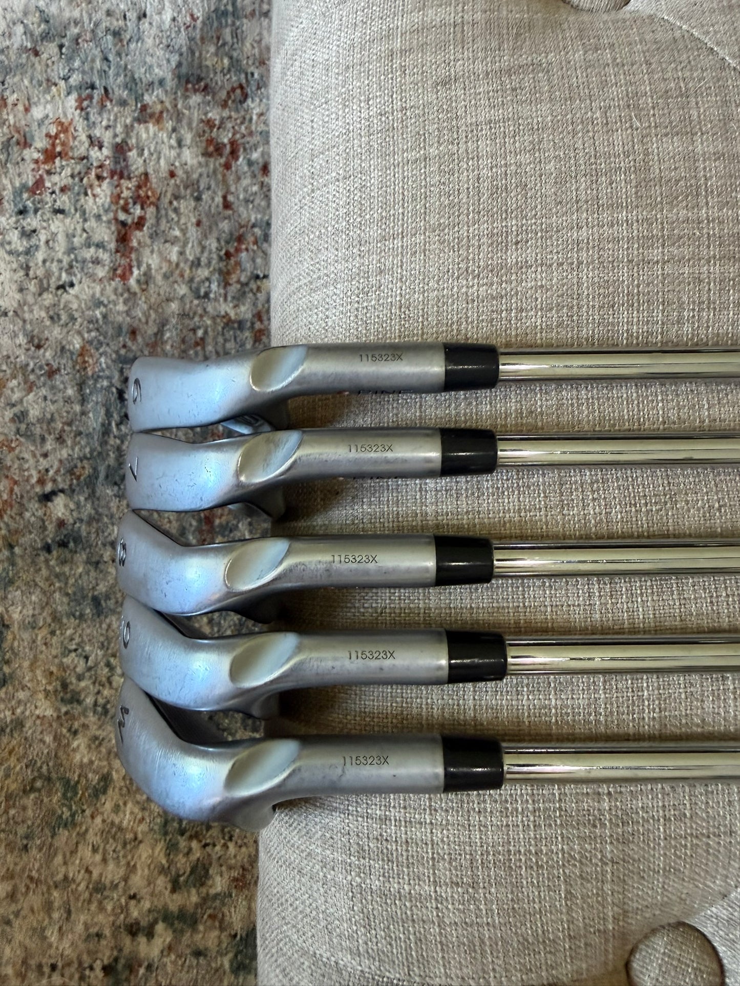Ping i20 Iron Set 6-PW Orange Dot CFS Stiff Flex -1/2″ NICE