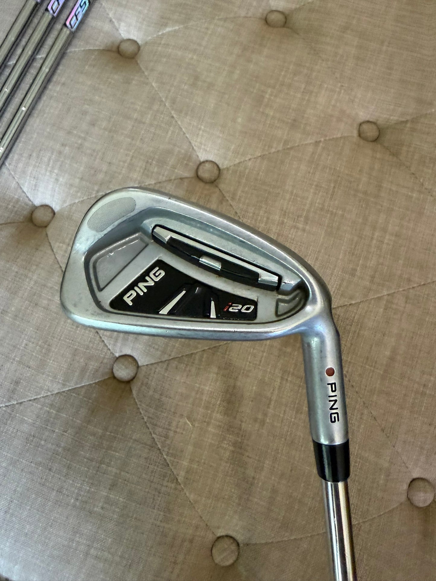 Ping i20 Iron Set 6-PW Orange Dot CFS Stiff Flex -1/2″ NICE