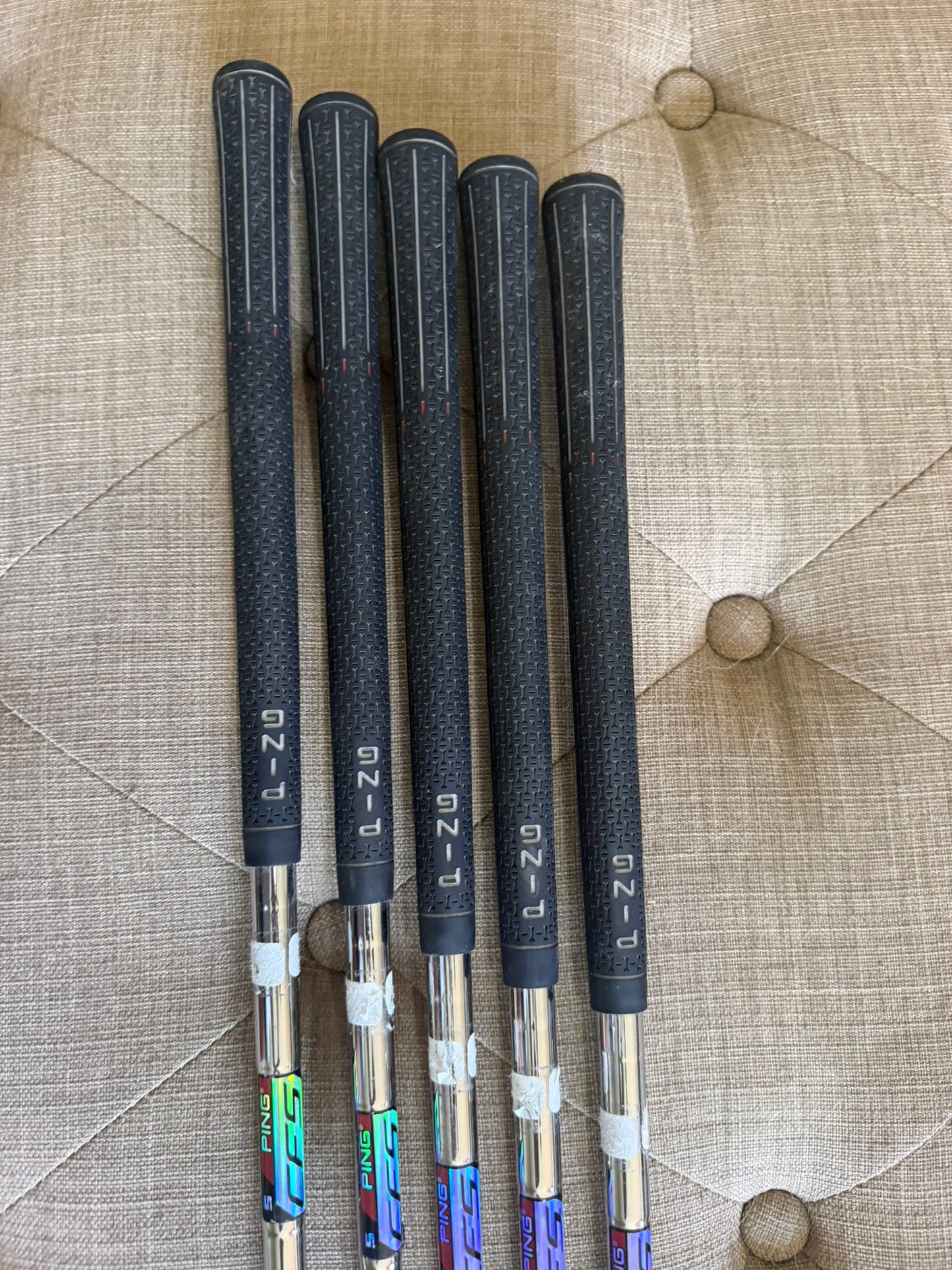 Ping i20 Iron Set 6-PW Orange Dot CFS Stiff Flex -1/2″ NICE