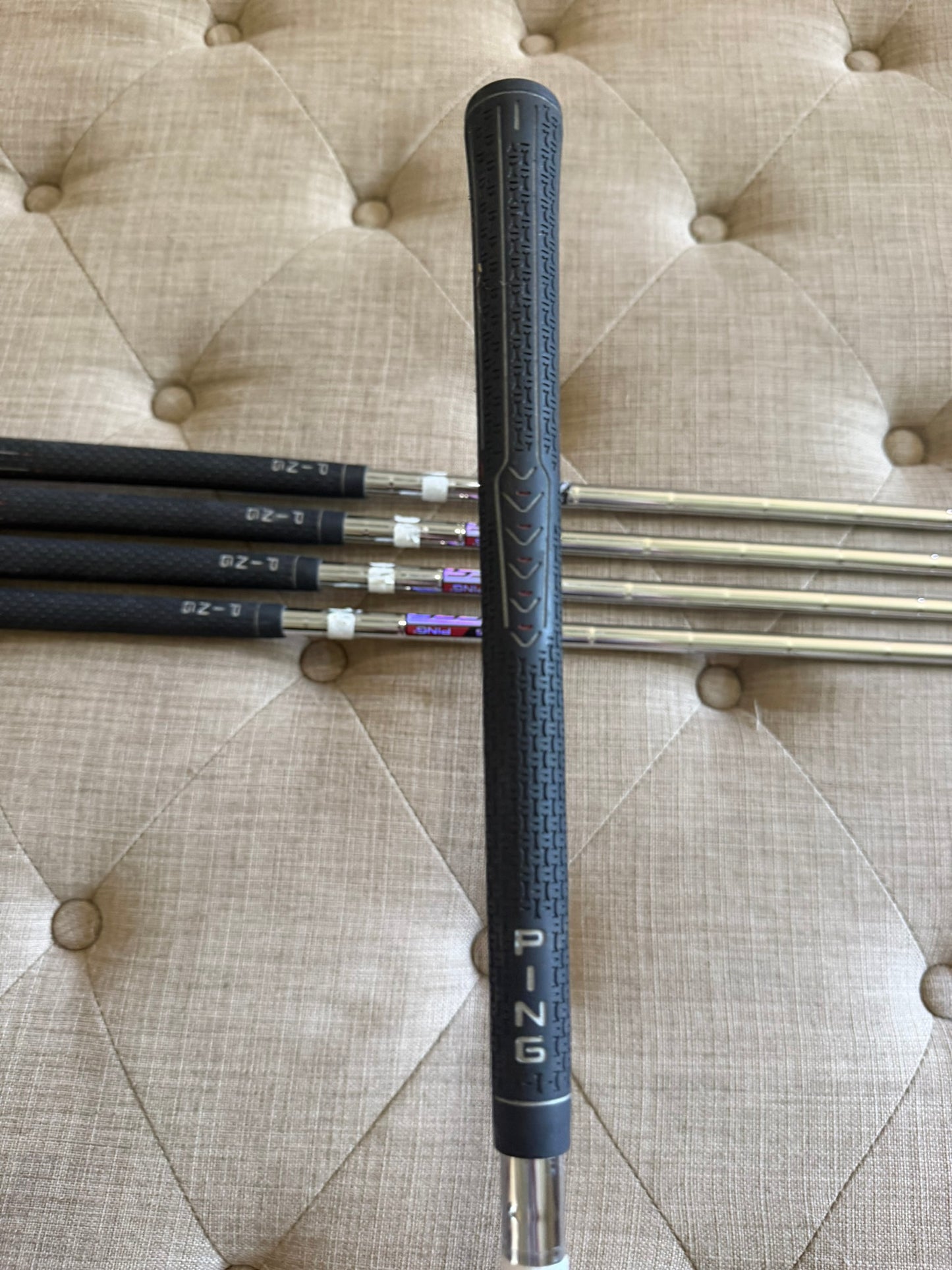 Ping i20 Iron Set 6-PW Orange Dot CFS Stiff Flex -1/2″ NICE