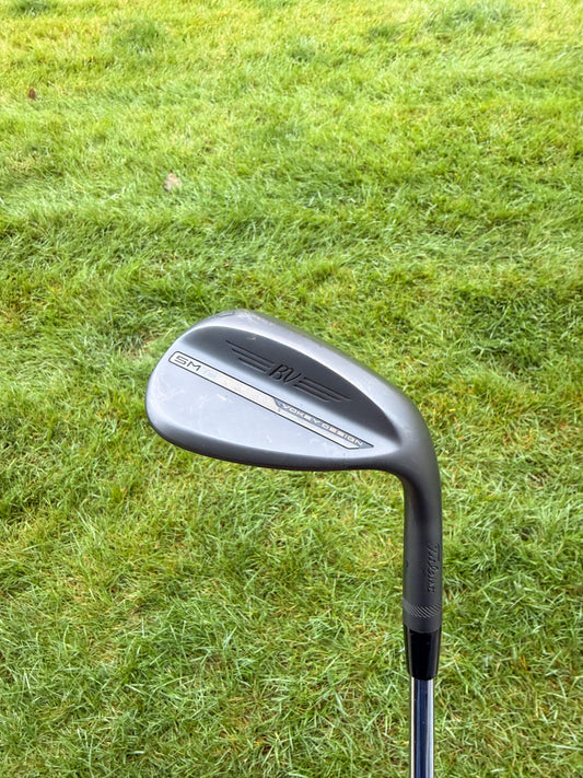 Titleist Vokey SM10 Jet Black Lob Wedge 60° / 8 Stock Wedge Flex 35" NICE
