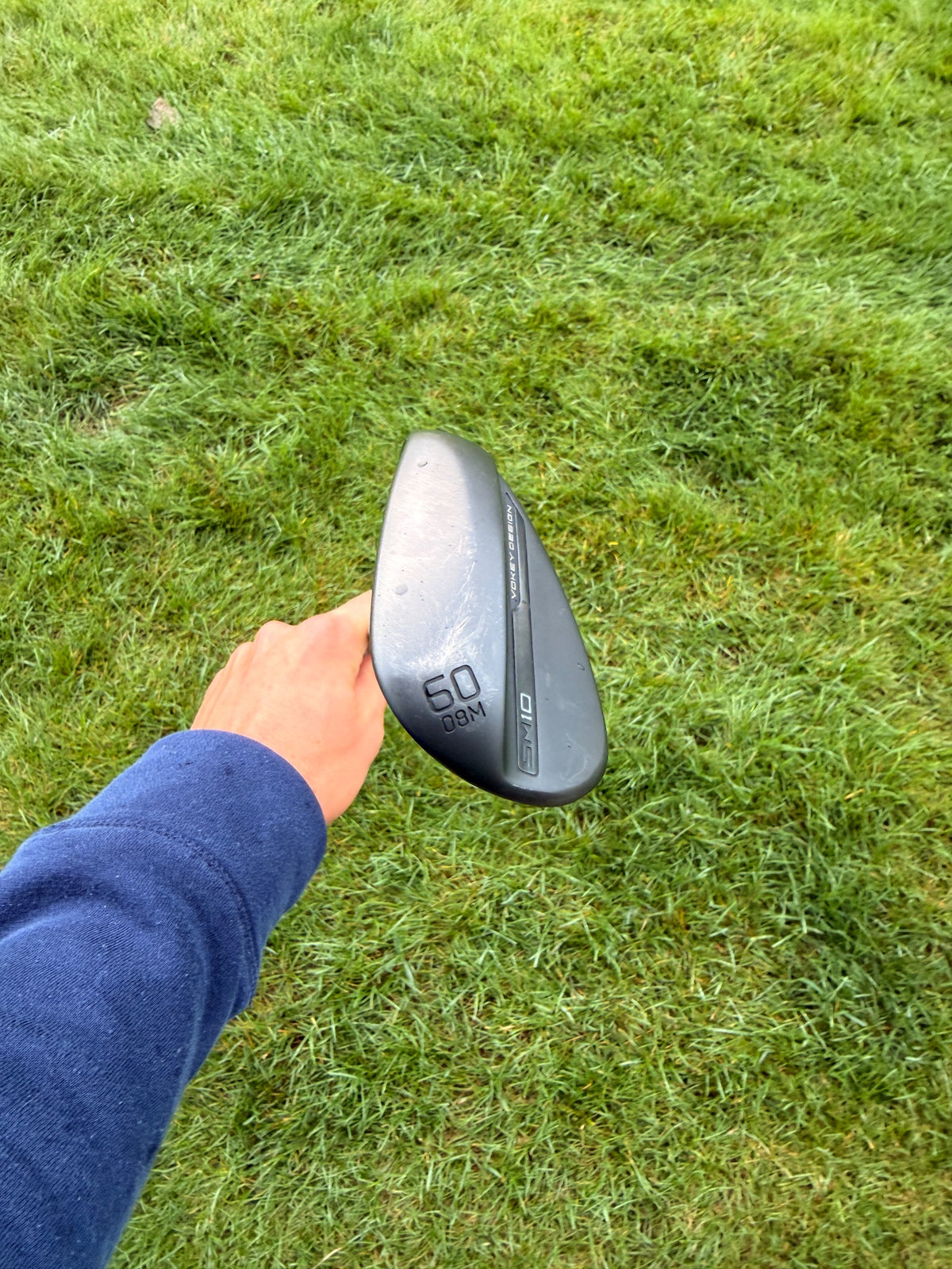Titleist Vokey SM10 Jet Black Lob Wedge 60° / 8 Stock Wedge Flex 35" NICE — photo 4
