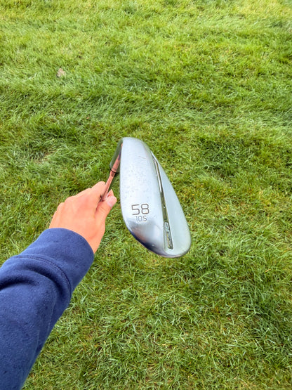 Titleist Vokey SM10 Tour Chrome Lob Wedge 58° / 10 Stock Wedge Flex 35.25" NICE — photo 4