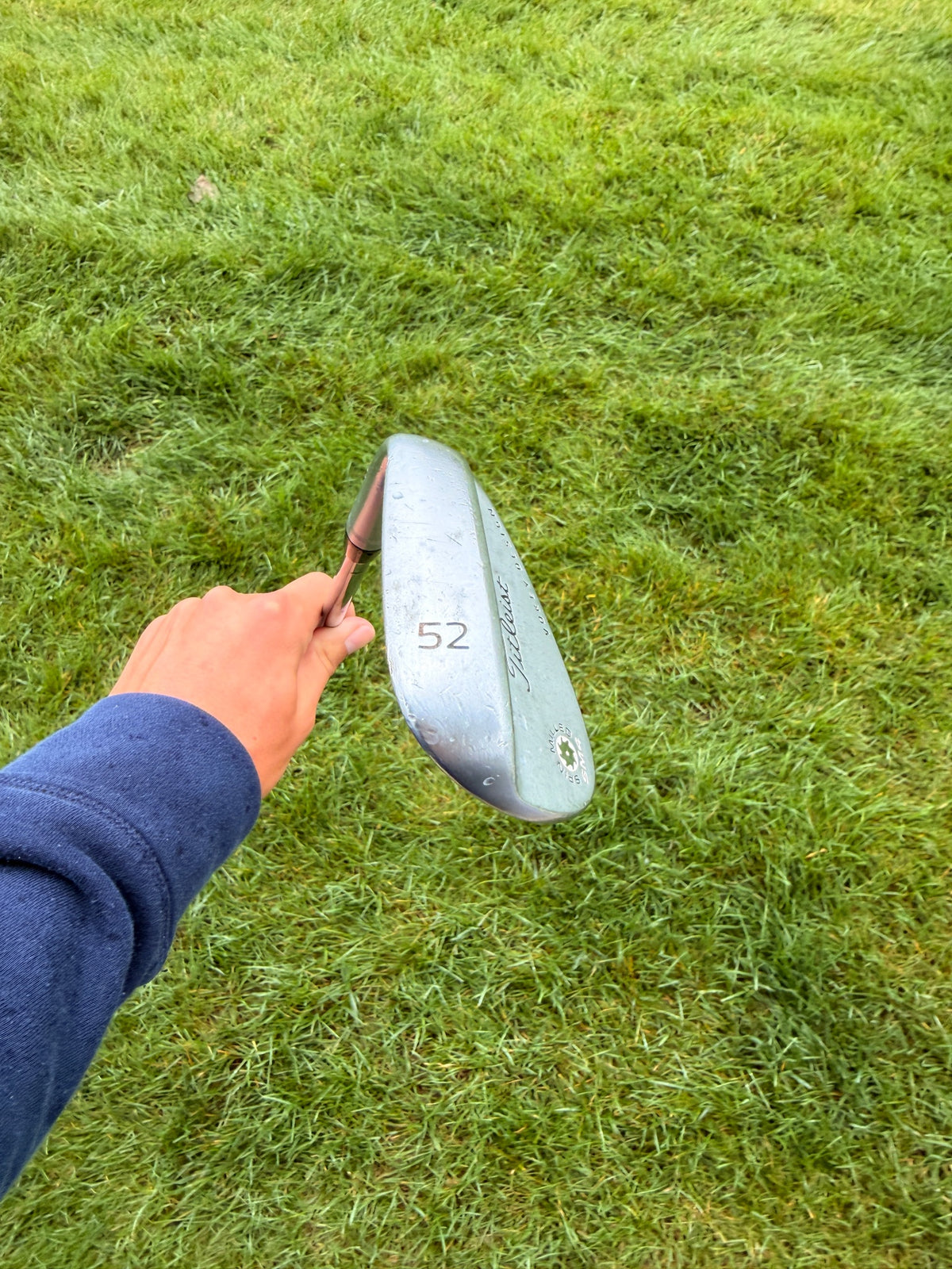 Titleist Vokey Spin Milled SM4 Chrome Gap Wedge 52° / 8 Stock Wedge Flex 35.5" — photo 4