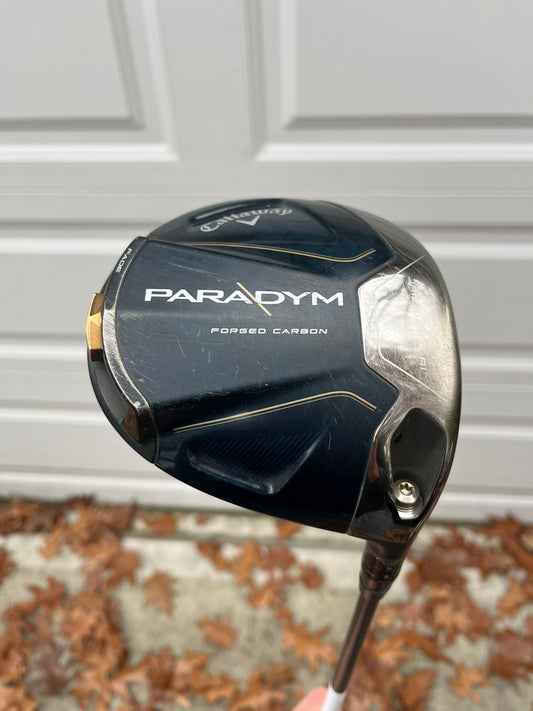 Callaway Paradym Driver 10.5° Hzrdus 50g Regular Flex 45″ +HC NICE