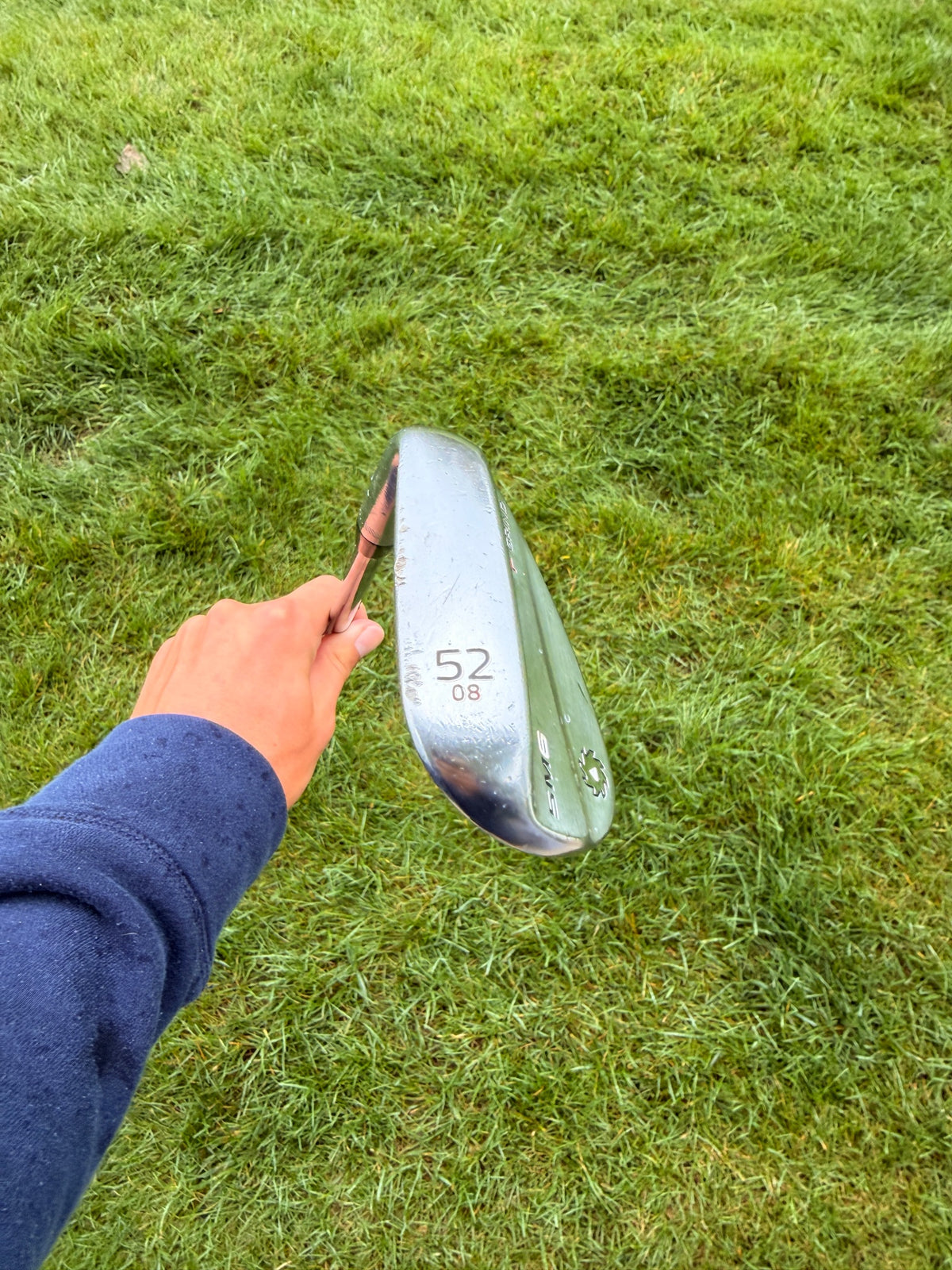 Titleist Vokey SM6 Tour Chrome Gap Wedge 52° / 8 Stock Wedge Flex 35.5" — photo 4