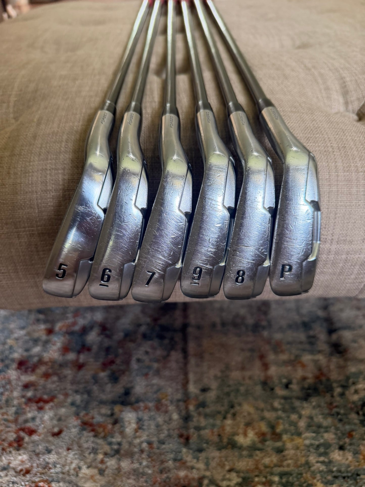 Nike VRS Forged Iron Set 5-PW Accra 80i Stiff Flex +1/2″ NICE