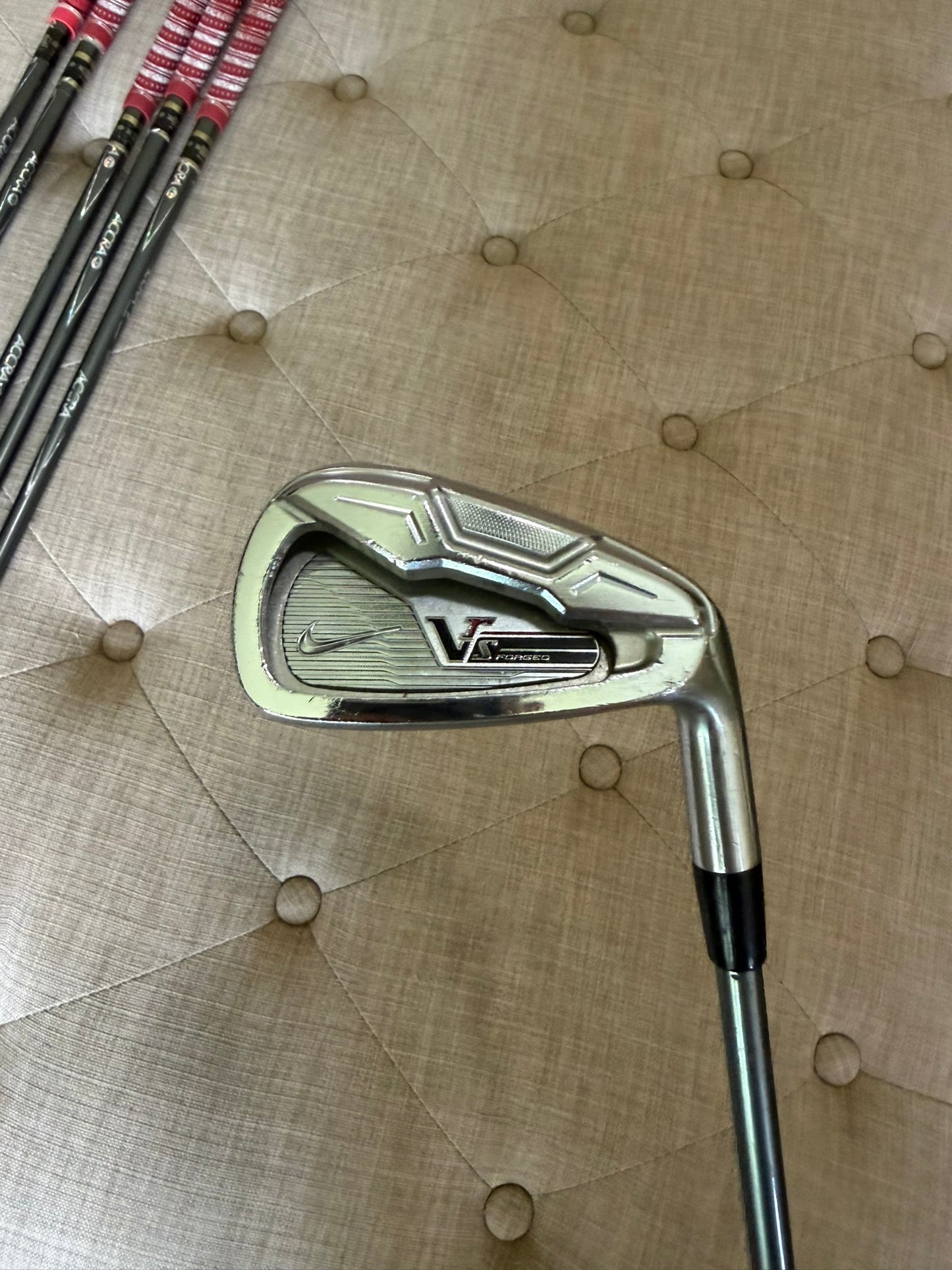 Nike VRS Forged Iron Set 5-PW Accra 80i Stiff Flex +1/2″ NICE