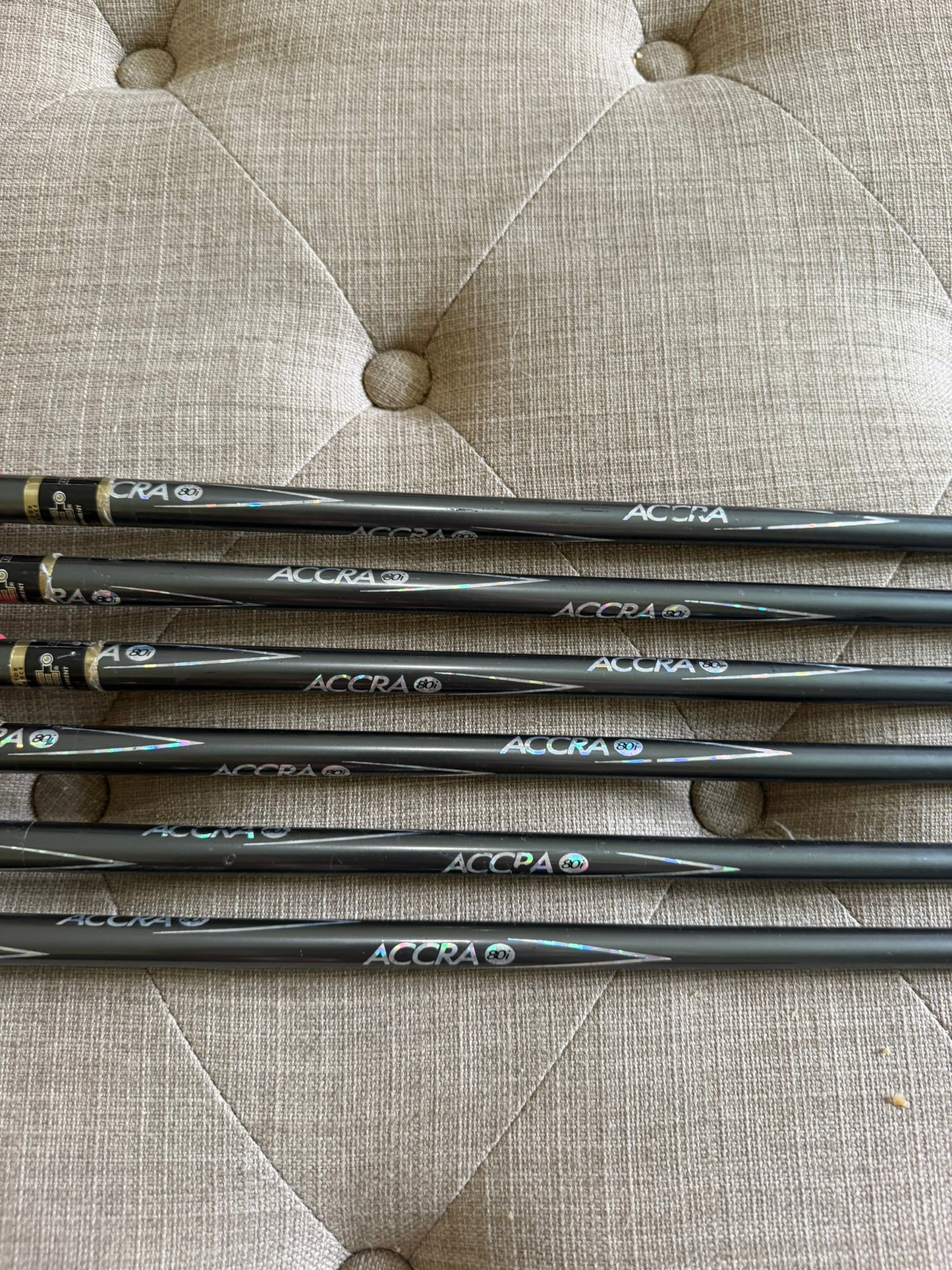 Nike VRS Forged Iron Set 5-PW Accra 80i Stiff Flex +1/2″ NICE