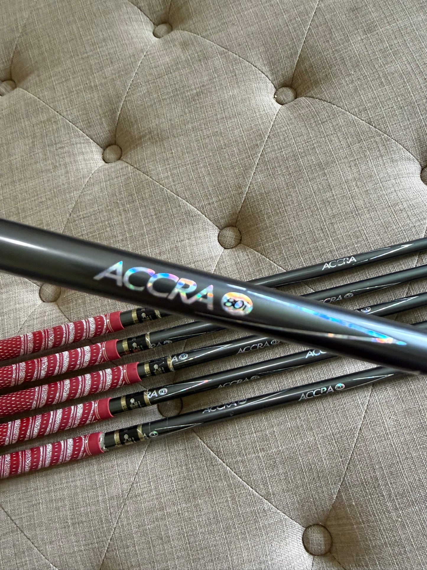 Nike VRS Forged Iron Set 5-PW Accra 80i Stiff Flex +1/2″ NICE