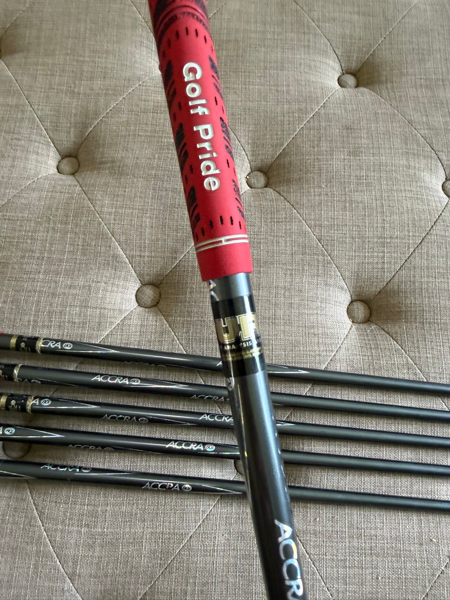 Nike VRS Forged Iron Set 5-PW Accra 80i Stiff Flex +1/2″ NICE