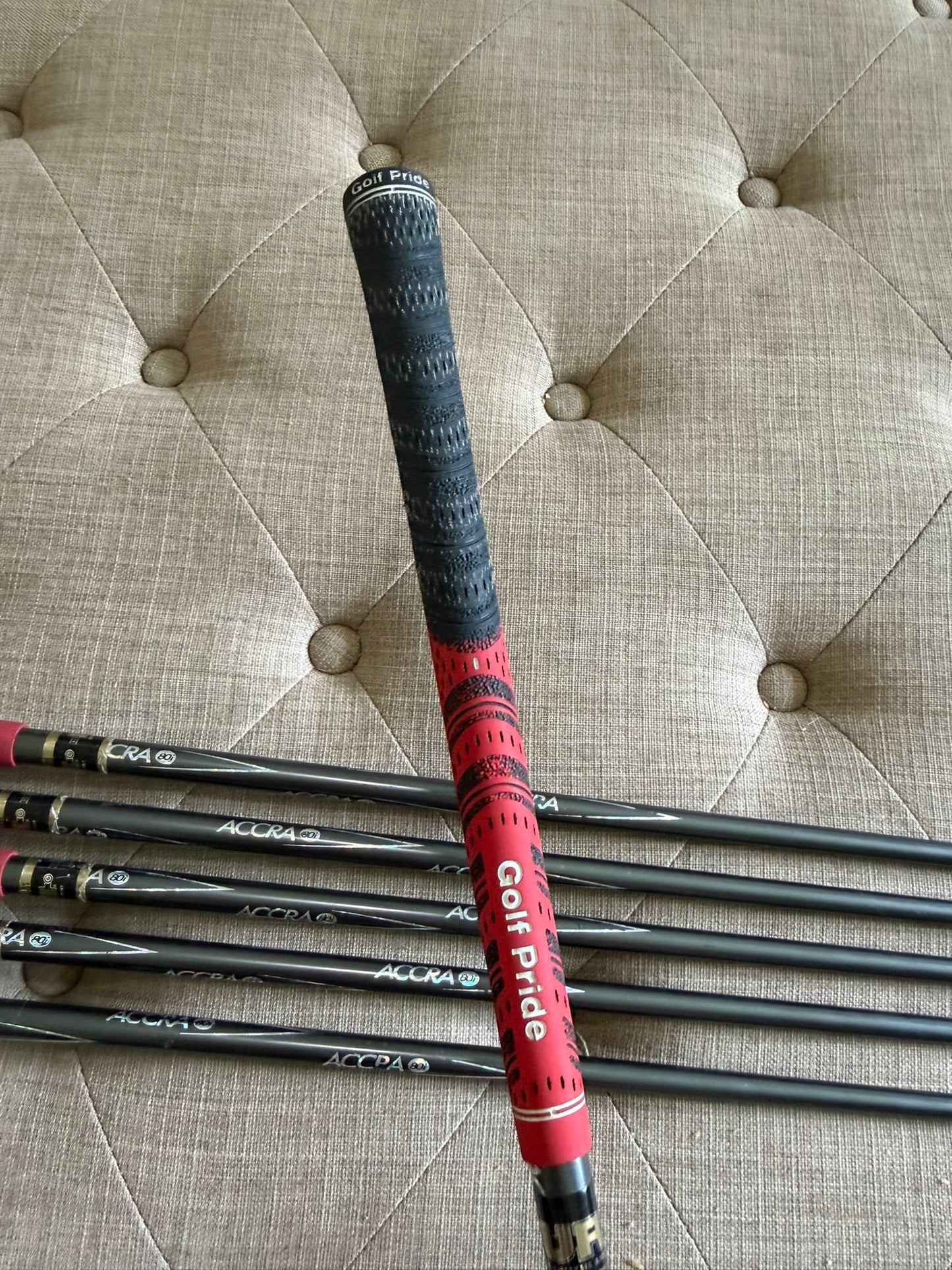 Nike VRS Forged Iron Set 5-PW Accra 80i Stiff Flex +1/2″ NICE