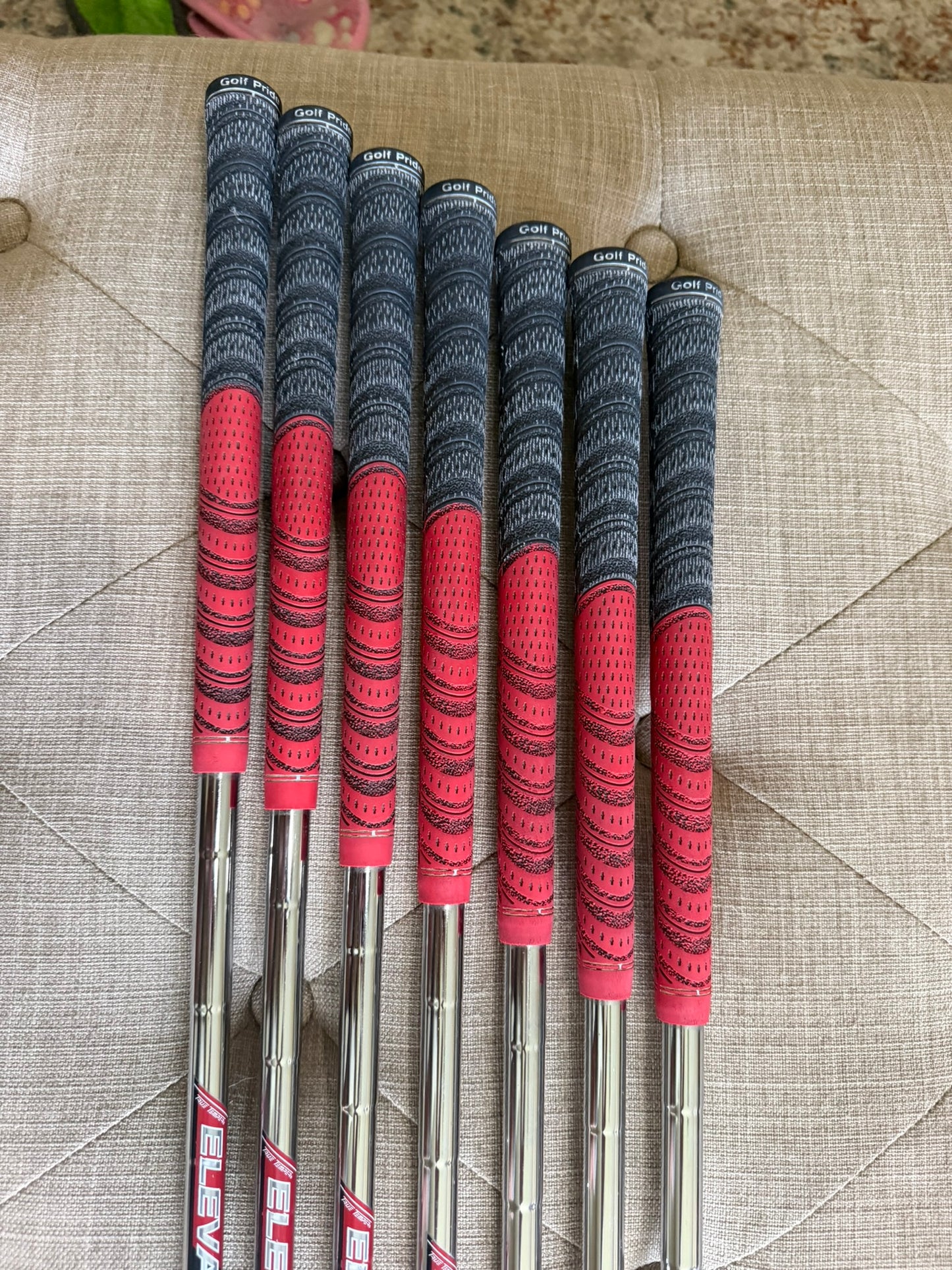 Callaway Mavrik Iron Set 4-PW Elevate 105 Stiff Flex +1/2″ READ