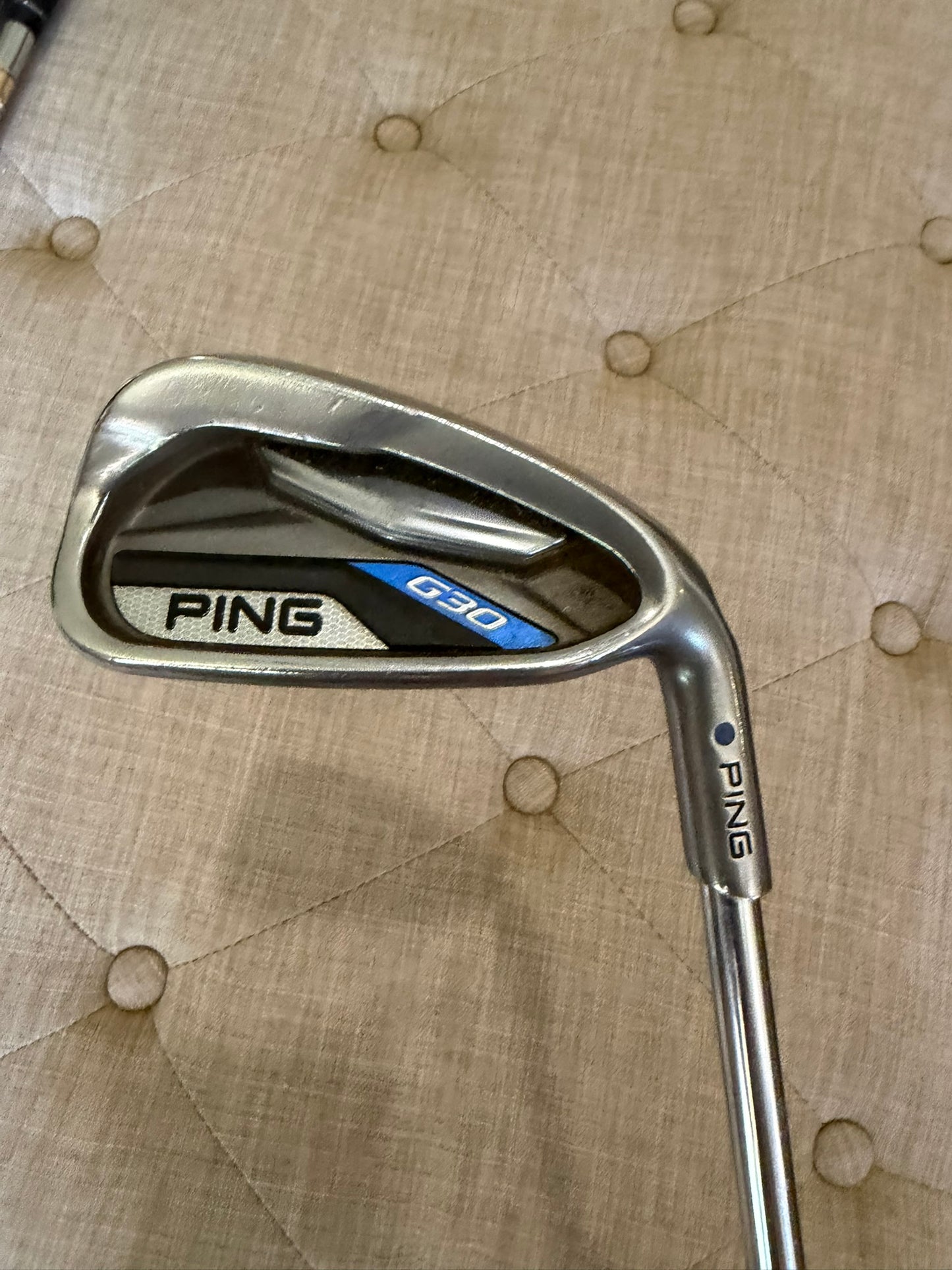 Ping G30 Iron Set 4-PW Blue Dot CFS Distance Stiff Flex +1/4″ NICE