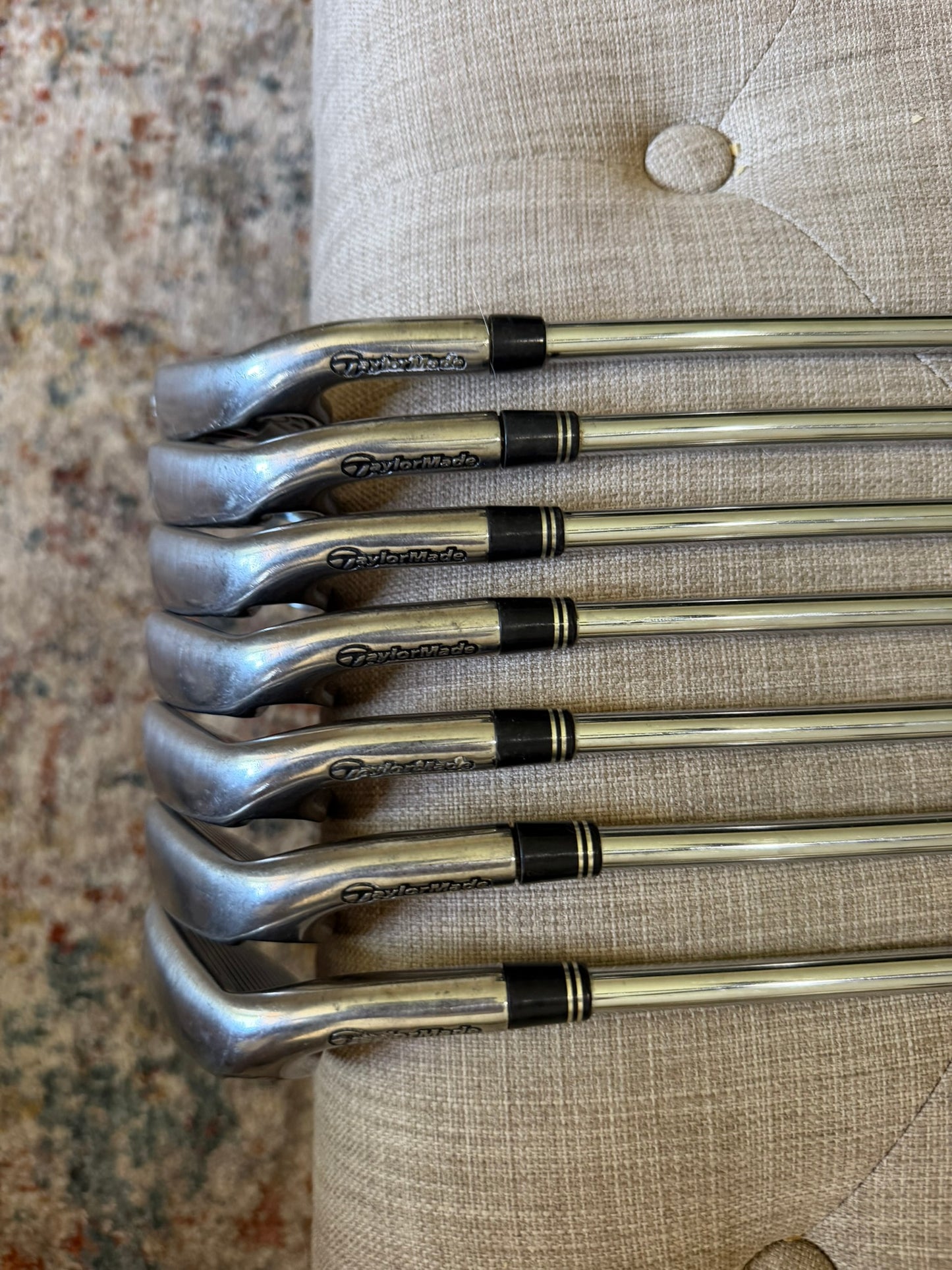 Taylormade Burner HT Iron Set 4-PW Superfast 85g Stiff Flex +1/2″ NICE