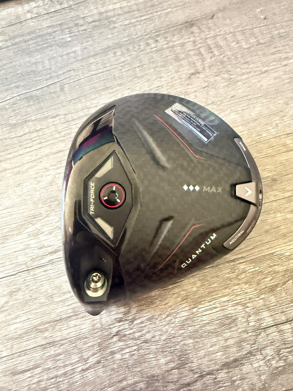 Callaway Quantum Triple Diamond Max Driver 9° Lefty Head Only MINT