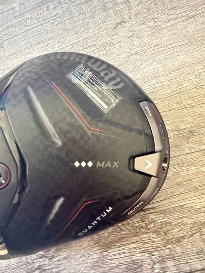 Callaway Quantum Triple Diamond Max Driver 9° Lefty Head Only MINT — photo 2