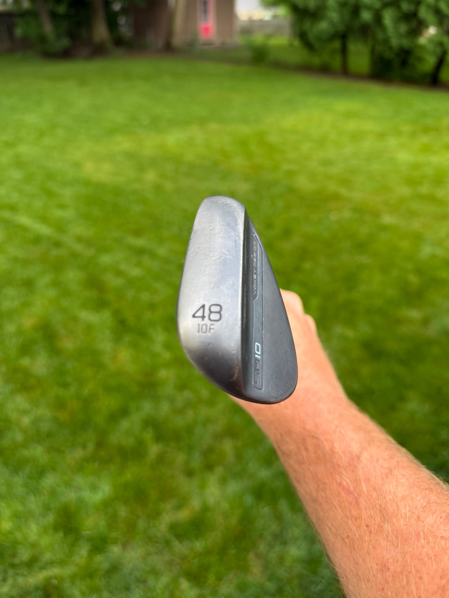 Titleist Vokey SM10 Jet Black Gap Wedge 48°/10 KBS Tour-V Wedge Flex 35.75″ NICE