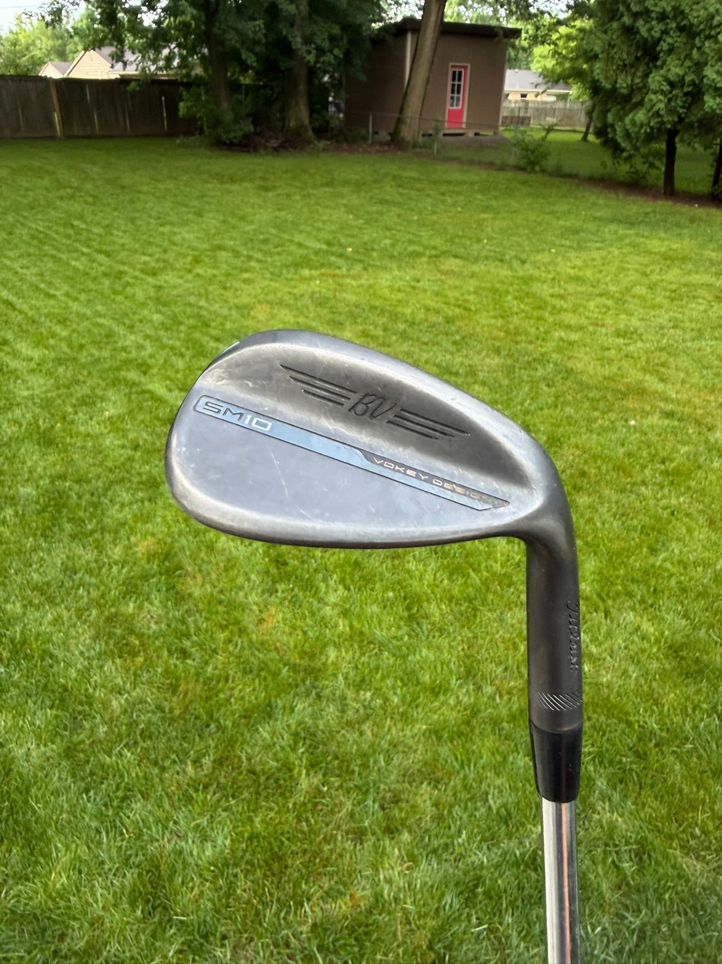 Titleist Vokey SM10 Jet Black Sand Wedge 54°/10 KBS Tour-V Wedge Flex 35.5″ NICE