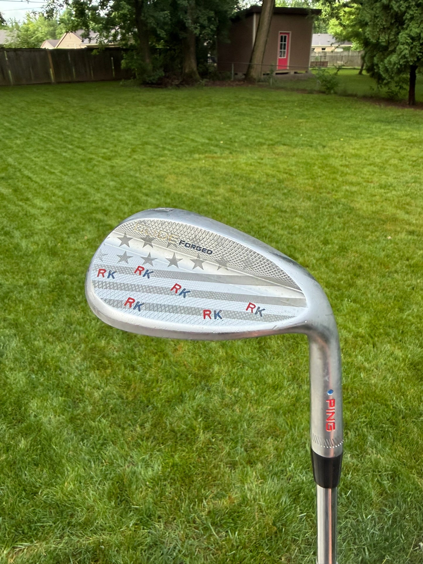 Ping Glide Forged Lob Wedge 60°/8 Blue Dot S300 Stiff Flex 35.5″ (CUSTOM)