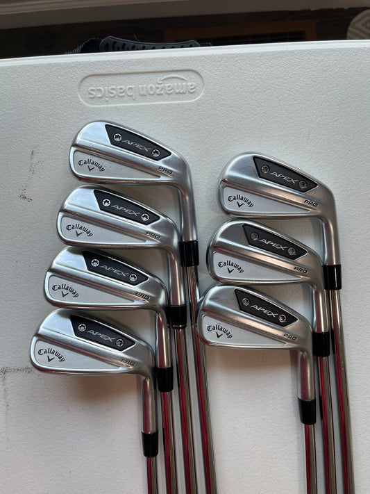 Photo of Callaway Apex Pro 24 Iron Set Stiff Flex Project X Lz
