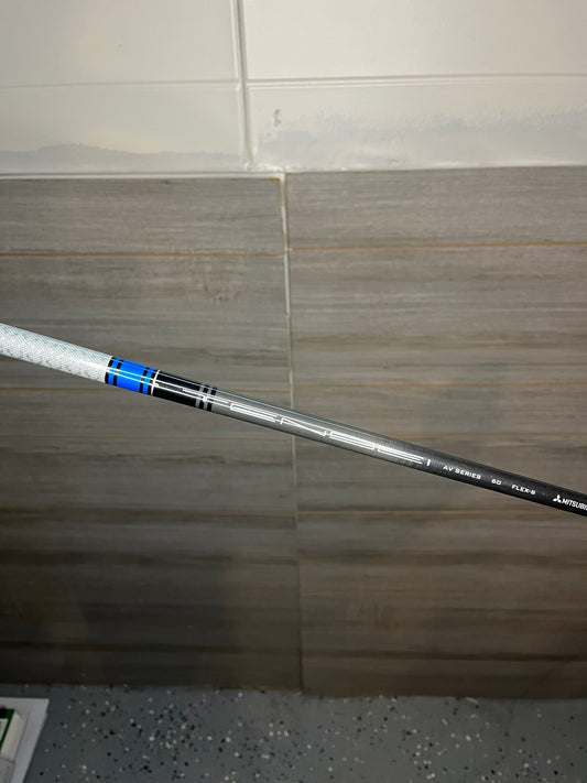 Mitsubishi Tensei AV Raw Blue Stiff Flex Driver Shaft Ping Tip 44″