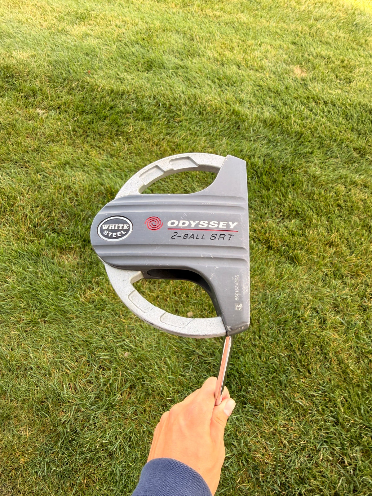 Odyssey White Steel 2-Ball SRT Putter 35"