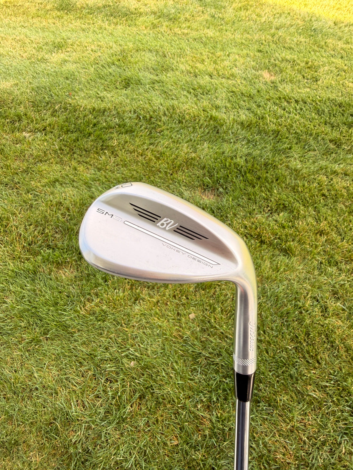 Titleist Vokey SM9 Tour Chrome Lob Wedge 60° / 8 Stock Wedge Flex 35" MINT