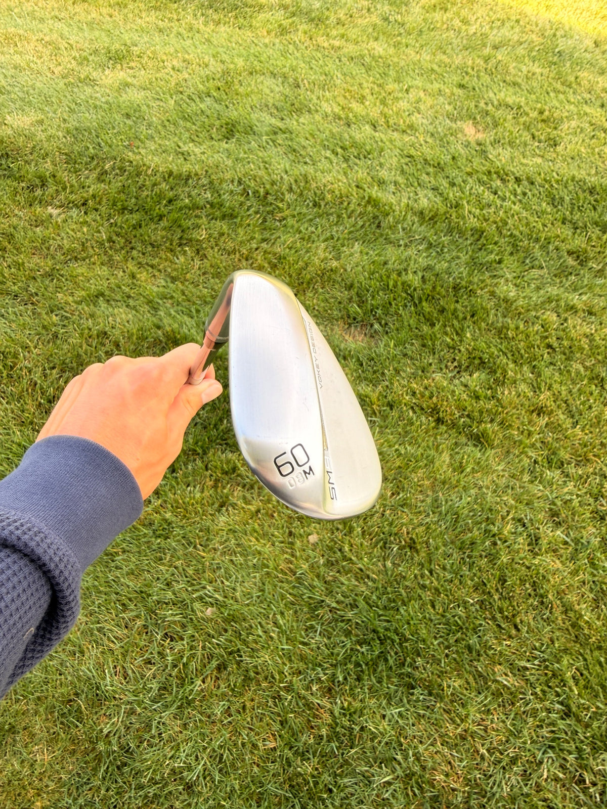 Titleist Vokey SM9 Tour Chrome Lob Wedge 60° / 8 Stock Wedge Flex 35" MINT — photo 4