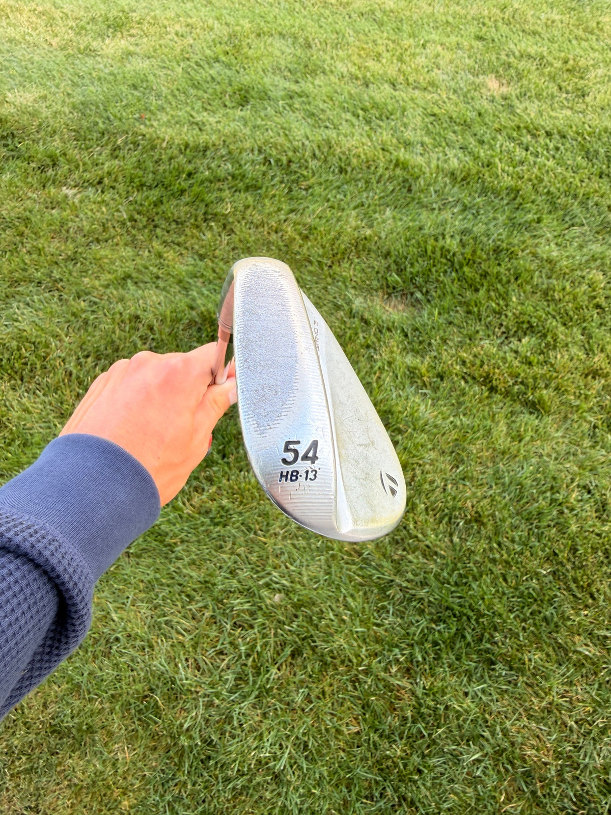 TaylorMade Milled Grind 3 Raw Chrome Sand Wedge 54° / 13 DG Stiff Flex 35.5" — photo 4