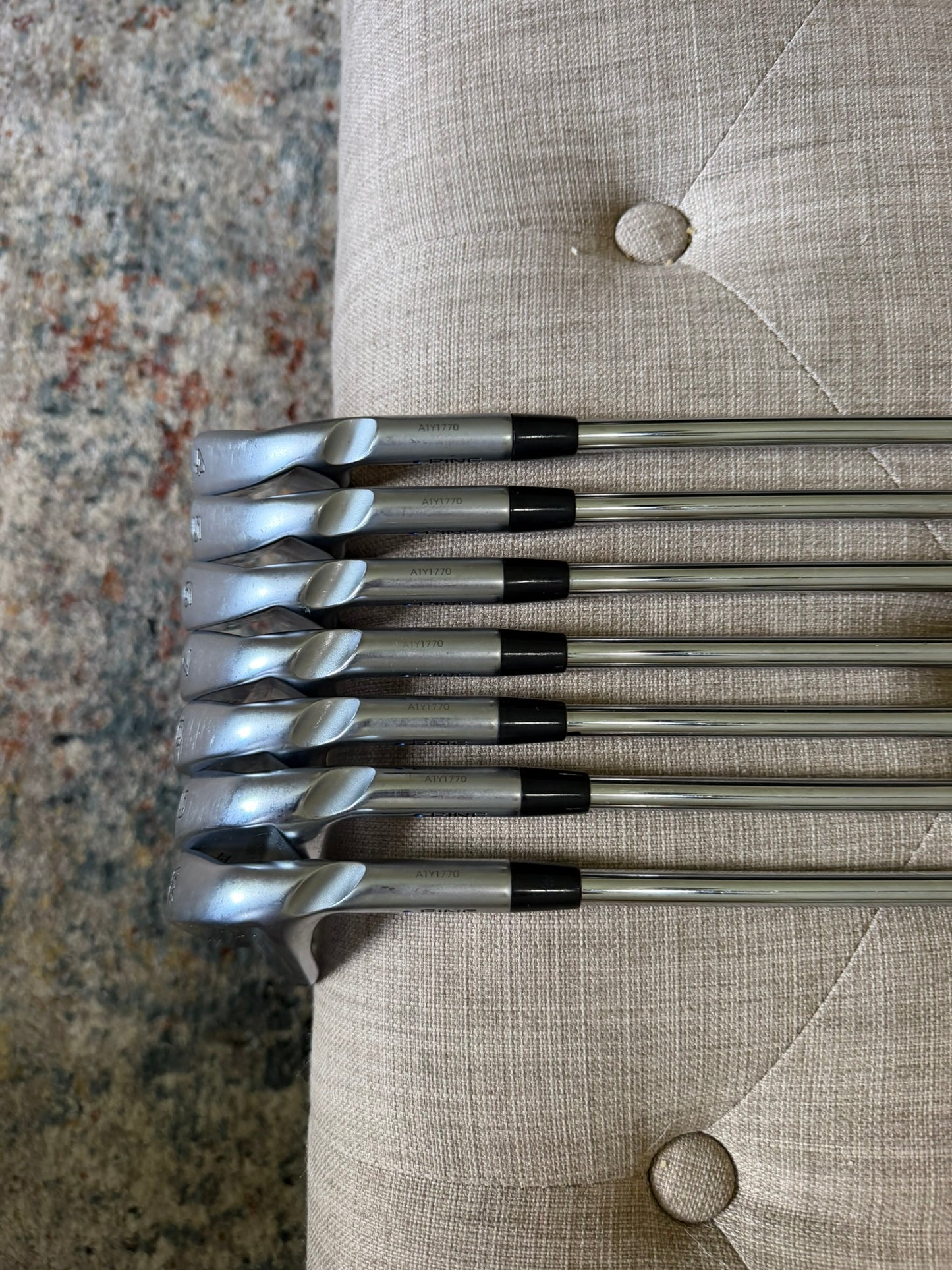 Ping i500 Iron Set 4-PW Blue Dot XP 95 S300 Stiff Flex +1/2" NICE