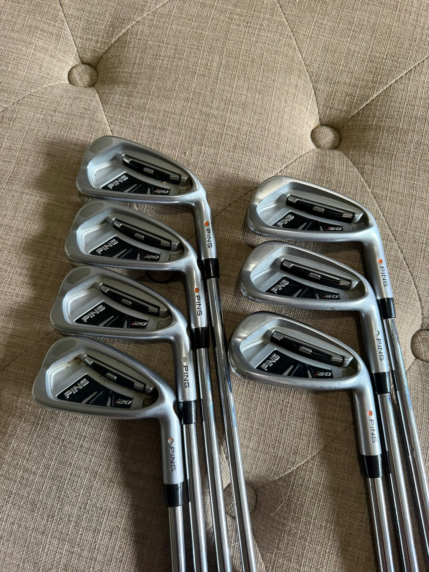 Ping i20 Iron Set 4-PW Orange Dot CFS Regular Flex Standard NICE