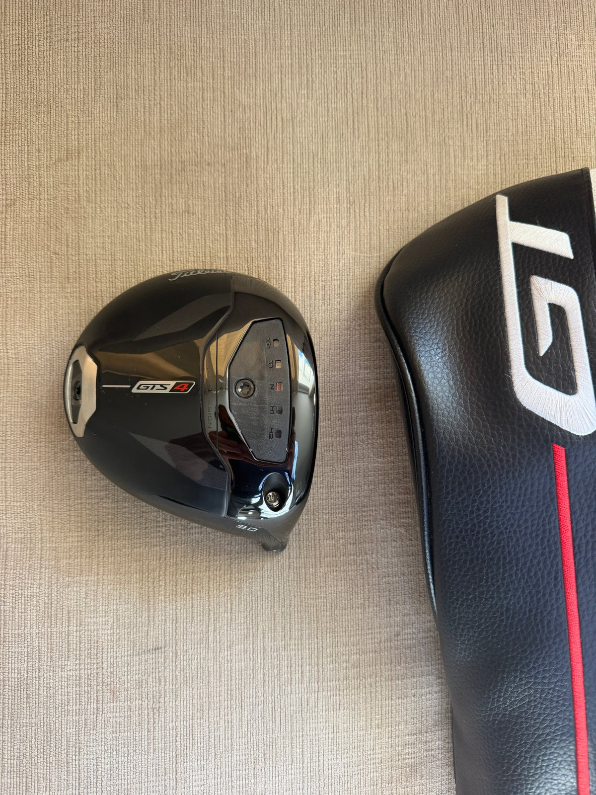 Titleist GTS4 Driver 9° +HC Head Only MINT