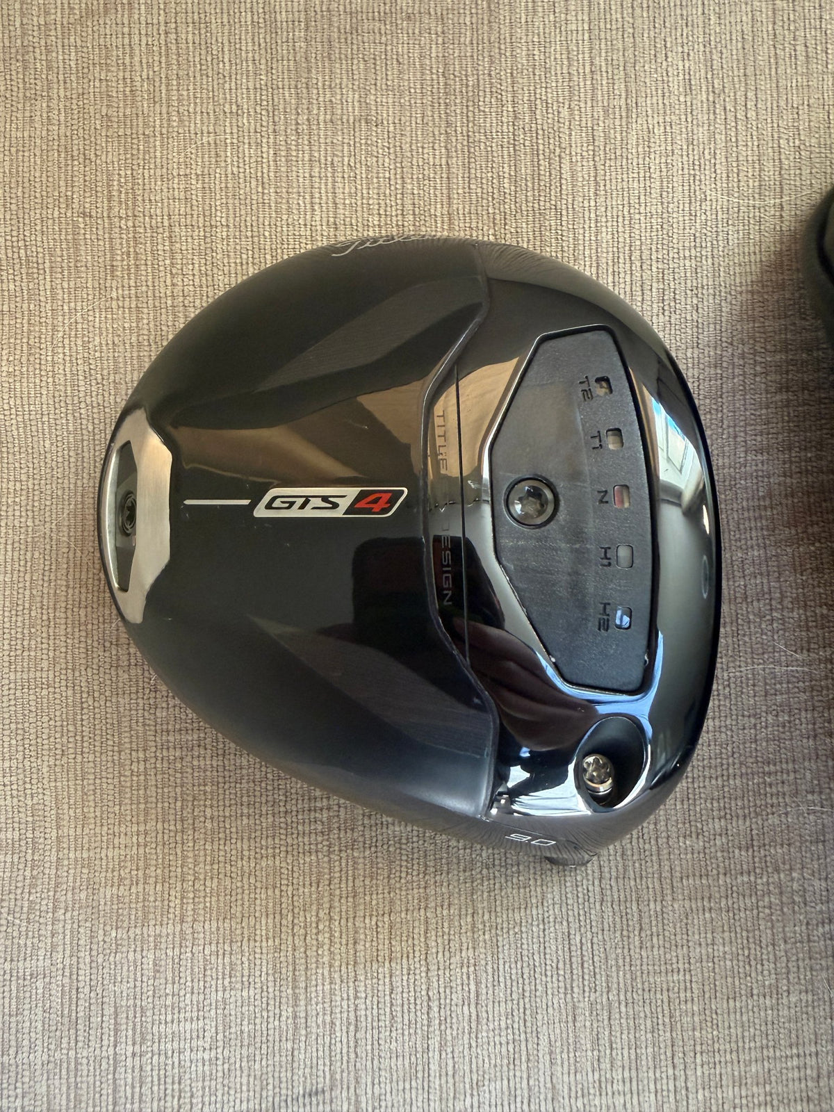 Titleist GTS4 Driver 9° +HC Head Only MINT — photo 2