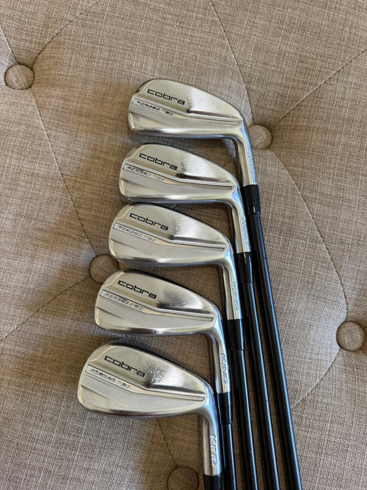 Cobra 2022 KING Forged Tec Iron Set 6-PW KBS PGI 65 Senior Flex Standard NICE