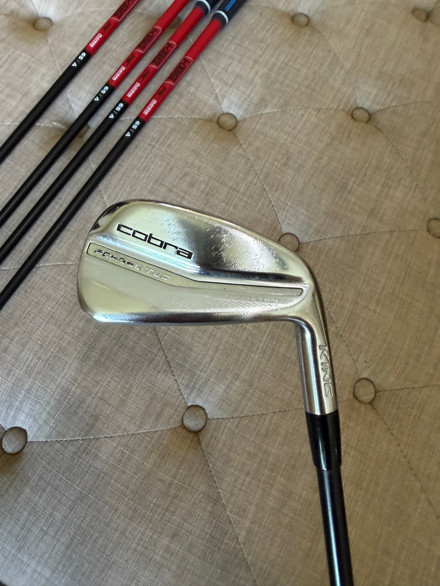Cobra 2022 KING Forged Tec Iron Set 6-PW KBS PGI 65 Senior Flex Standard NICE