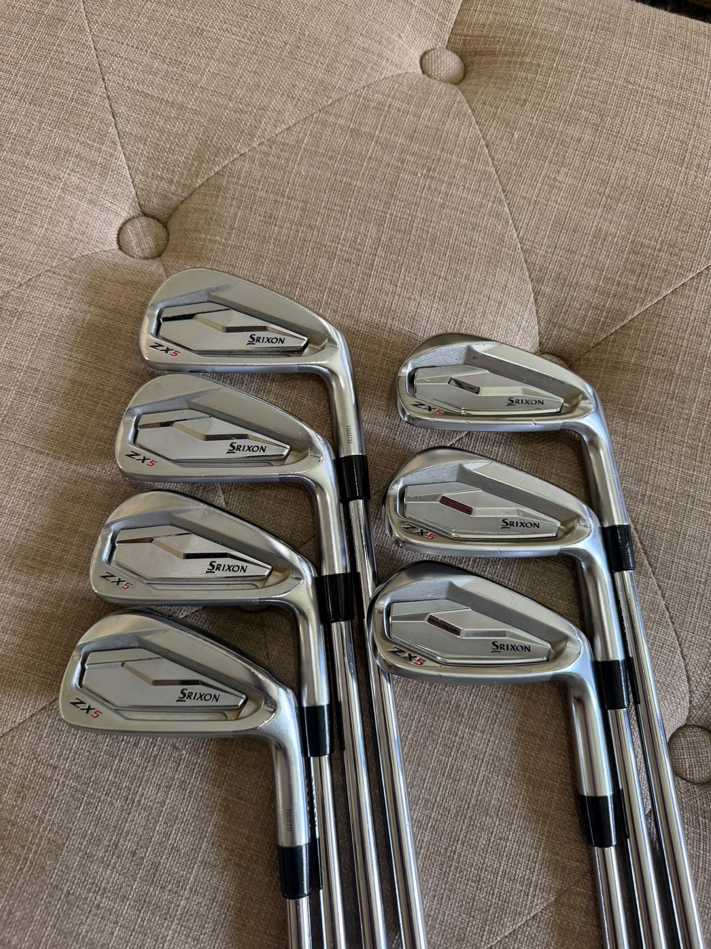 Srixon ZX5 Iron Set 4-PW NS Pro Tour120 Pured Extra Stiff Flex +1" NICE
