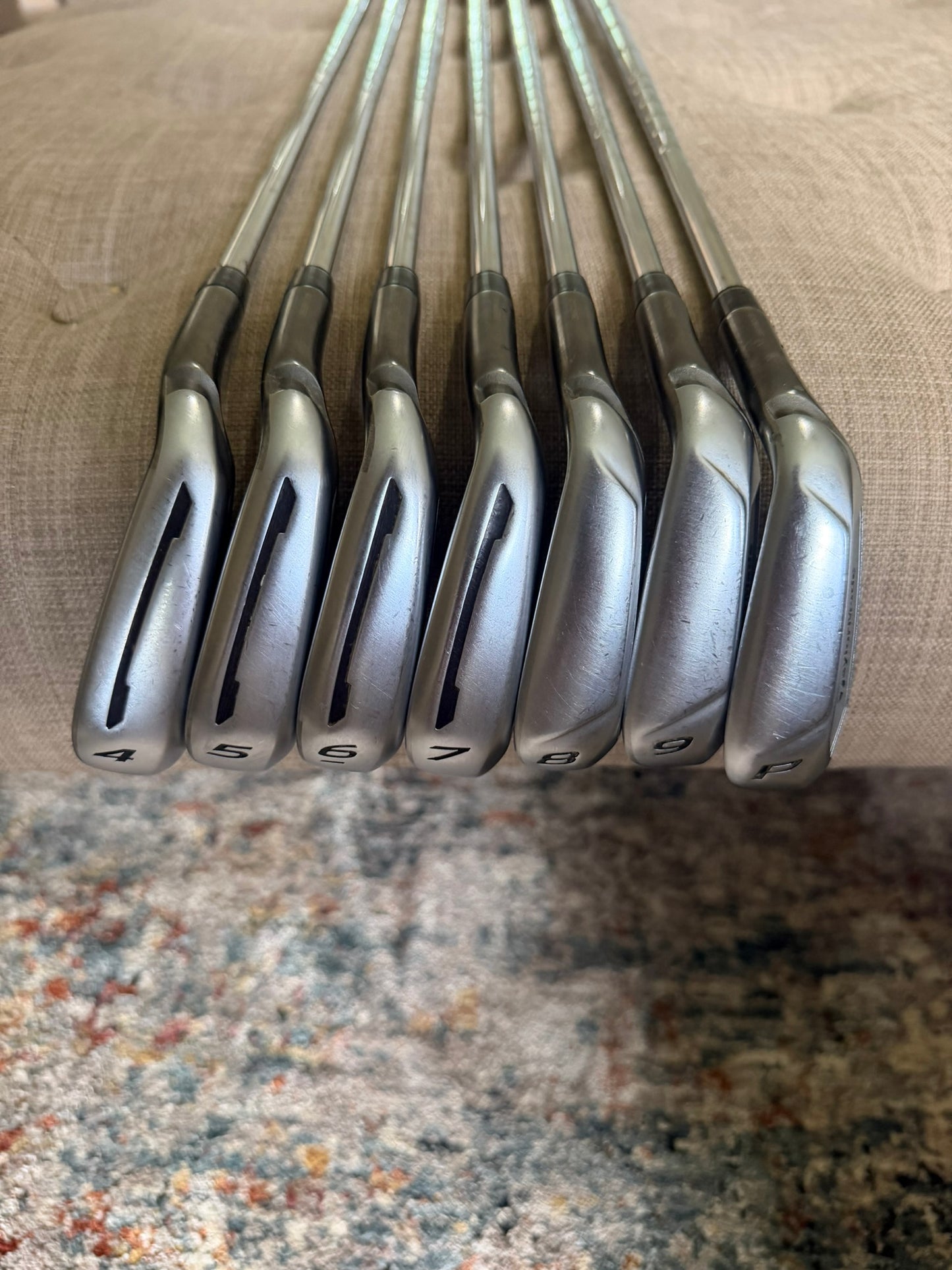Taylormade Speedblade Iron Set 4-PW 85g Steel Stiff Flex +1/4" NICE