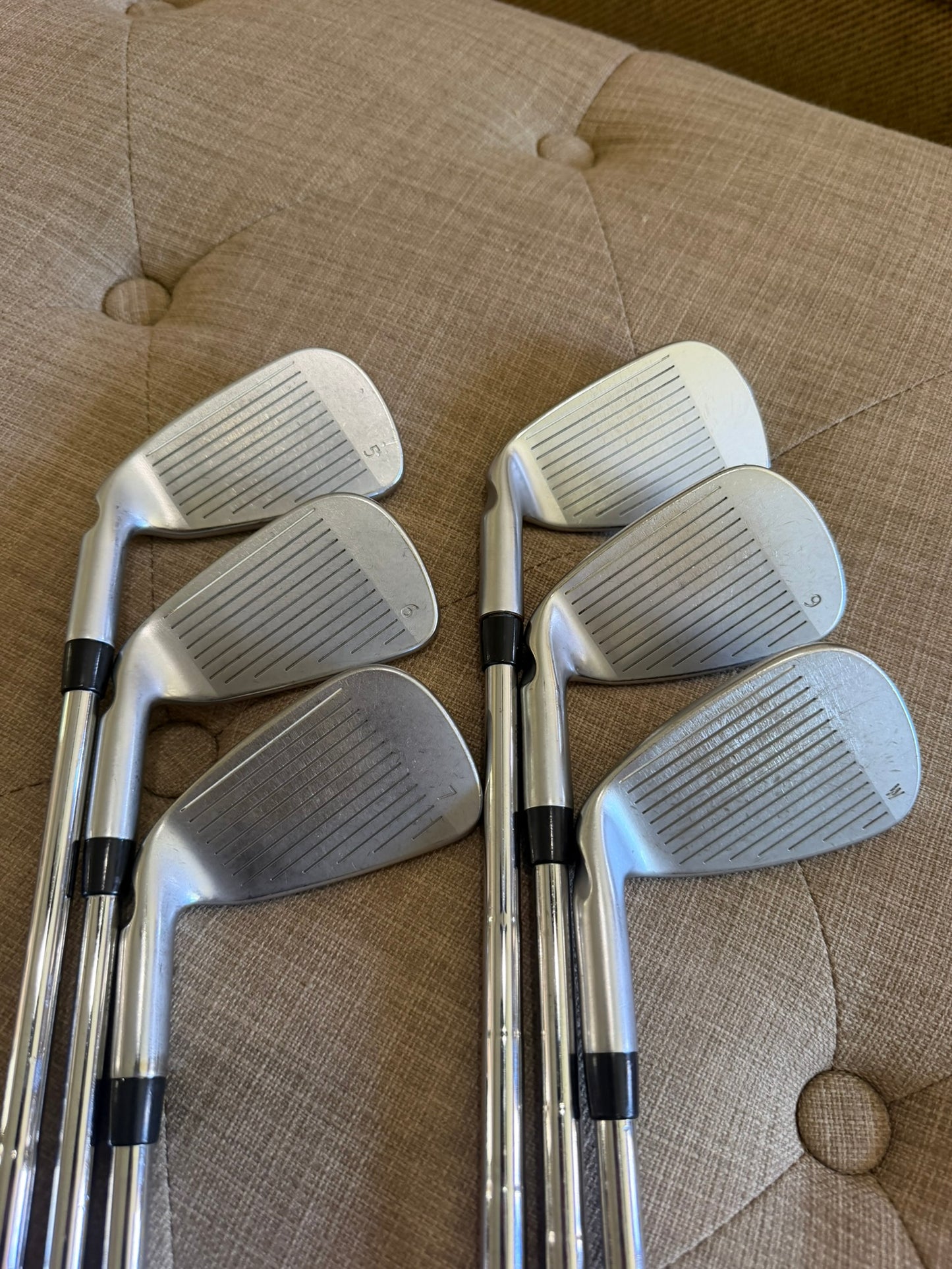 Ping i20 Iron Set 5-PW Purple Dot CFS Extra Stiff Flex +1/2" NICE