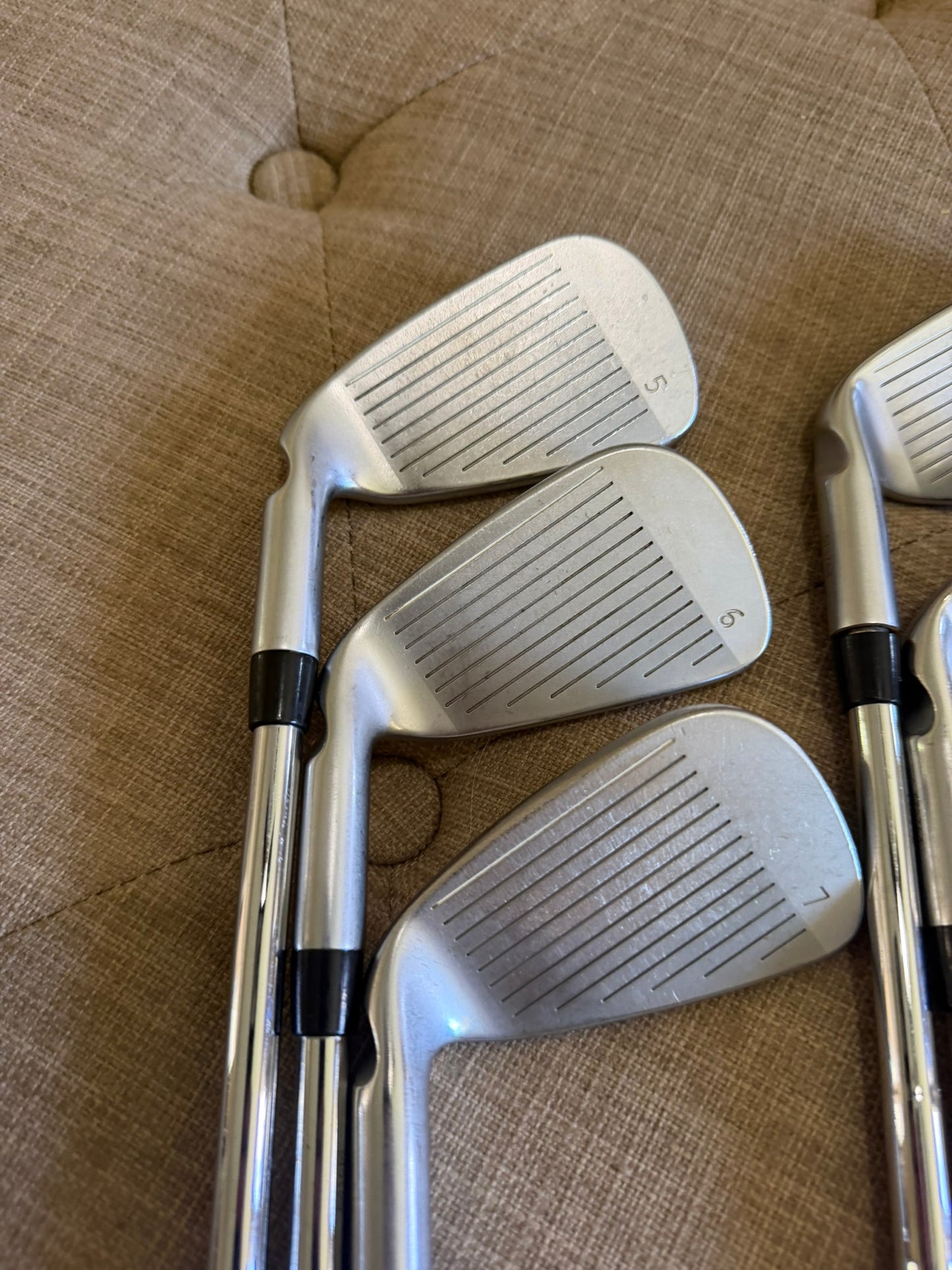 Ping i20 Iron Set 5-PW Purple Dot CFS Extra Stiff Flex +1/2" NICE