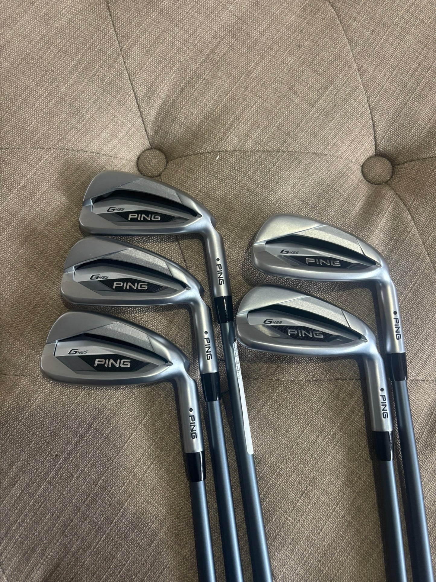 Ping G425 Iron Set 6-PW Black Dot Alta CB AWT Regular Flex +1/2″ MINT